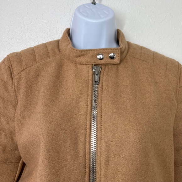 Gap Moto Jacket Wool Camo M, - Picture 13 of 16